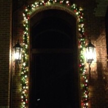 Garland on lights